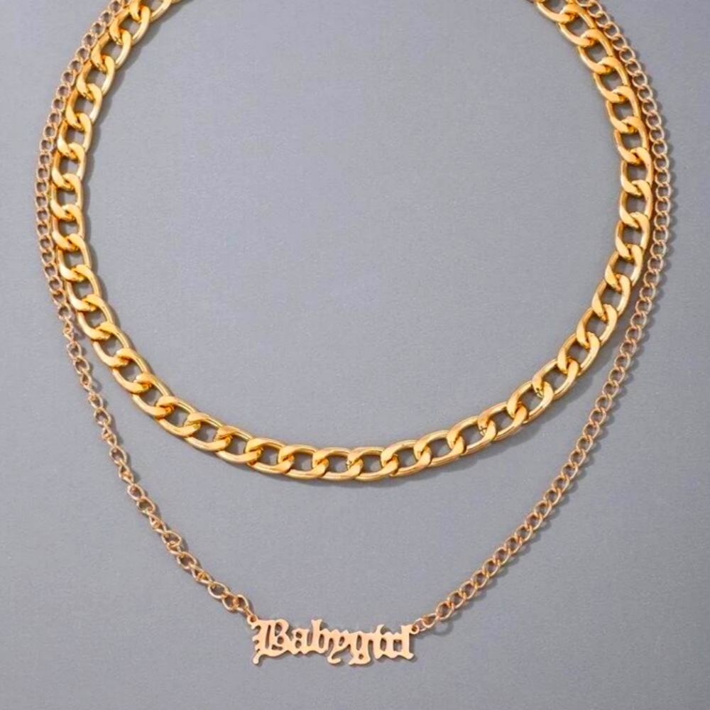 Layered necklace